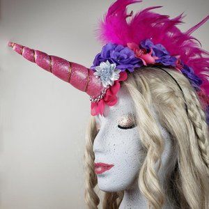 Unicorn feather headdress